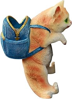 Cute Animal Garden Statue - Resin Bunnies Statues - Hare Sculpture Rabbit Decorations, Resin Bunnies Statues, Cute Flower Basket Edge Potted Plants Hugger Ornament Quyu