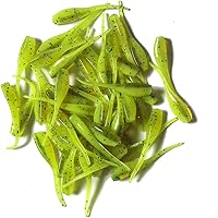 Vista 9 de Coloridos cebos suaves de renacuajo (PVC/1.97 pulgadas/0.04 onzas/50 unidades de paquete/5 opciones de colores)