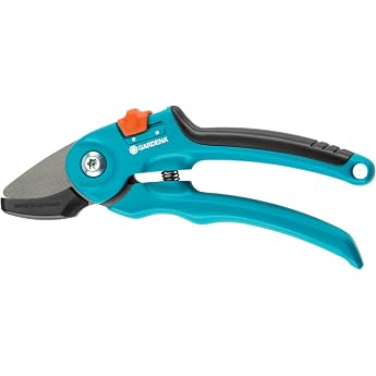GARDENA Pruning Shears (Fits Diameter 18mm) Anvil Type Blue 8855-20 Product Warranty: Up to 25 Years