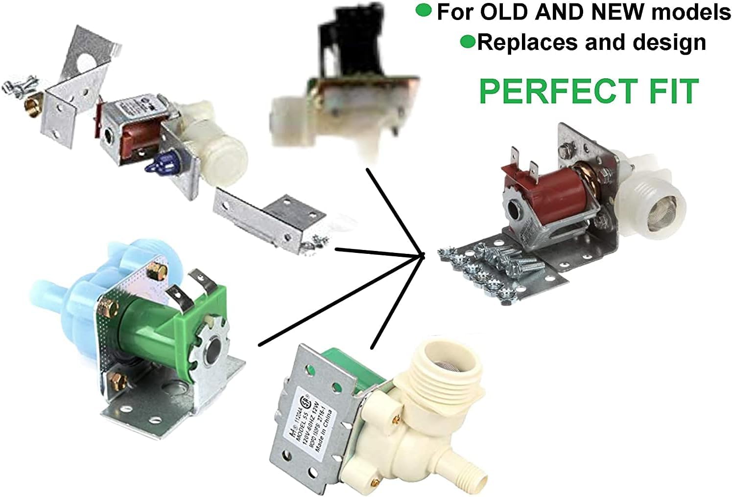 2552A Ice Maker Water Valve Replacement for and Compatible with Uline 2552A Heavy Duty