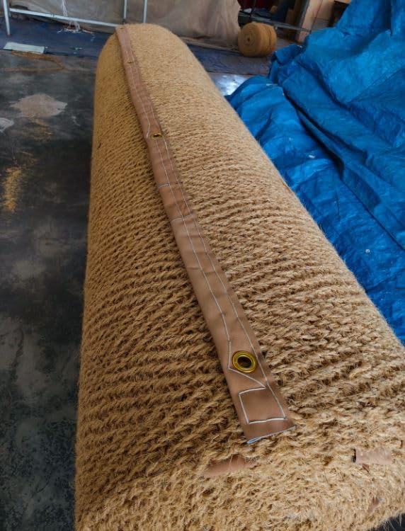 Image of Mat Cricket Pitch Mat, Brown Premium, 8' x 33'