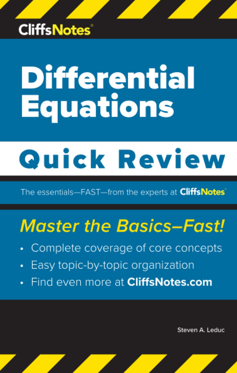 CliffsNotes Differential Equations: Quick Review