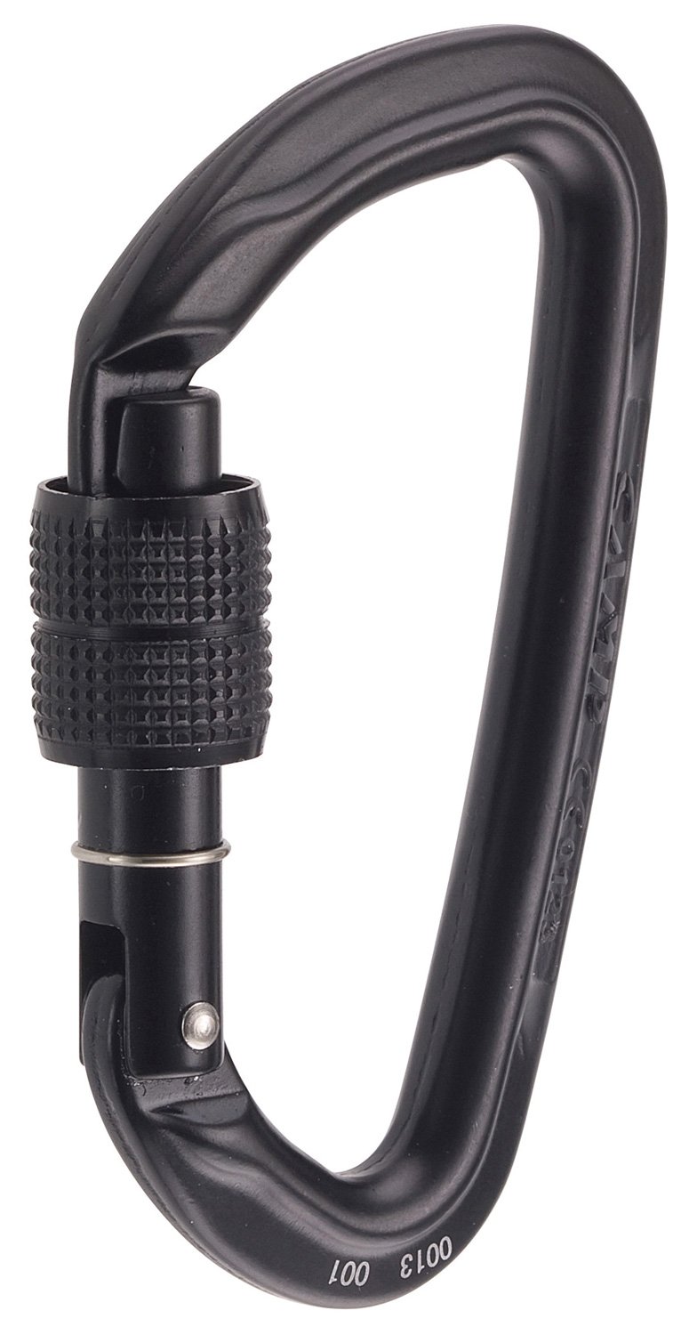 Camp Orbit Locking Carabiner - Screwgate - Black