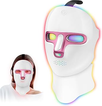 Light Mask Set, Five-Level Brightness Adjustment for Face and Neck, Suitable for Home or Travel Use