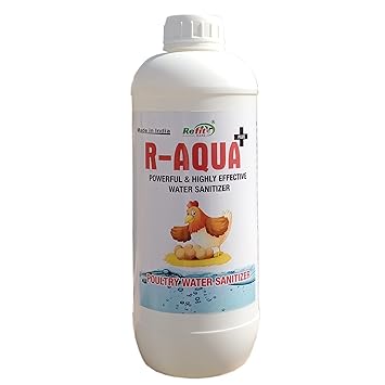 REFIT ANIMAL CARE Water Sanitizer for Poultry,1 LTR, R-Aqua