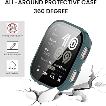 Intended for Amazfit Bip 6 Case Screen Protector Tempered Glass Film Hard PC Bumper Shockproof Face Cover Shell Smartwatch Accessories