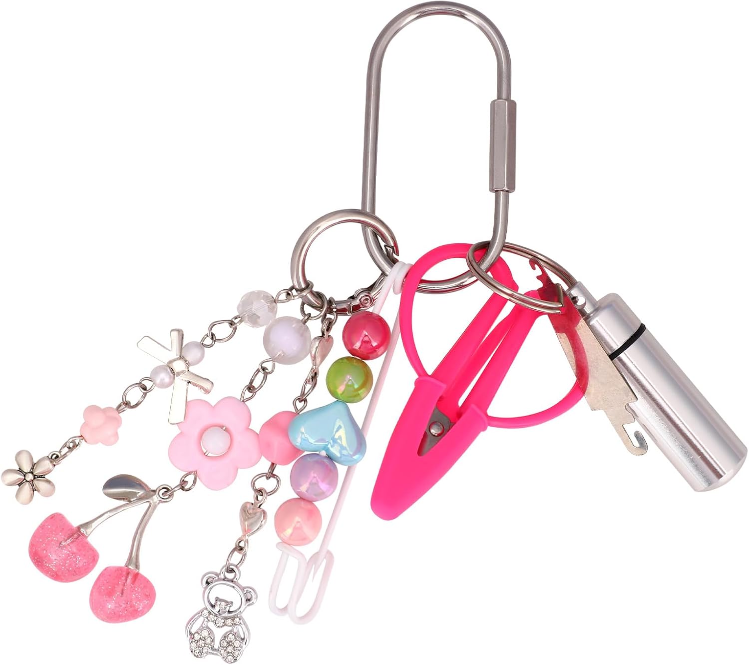 BOXOB Needlepoint Bag Charm Tool Kit (Pink)