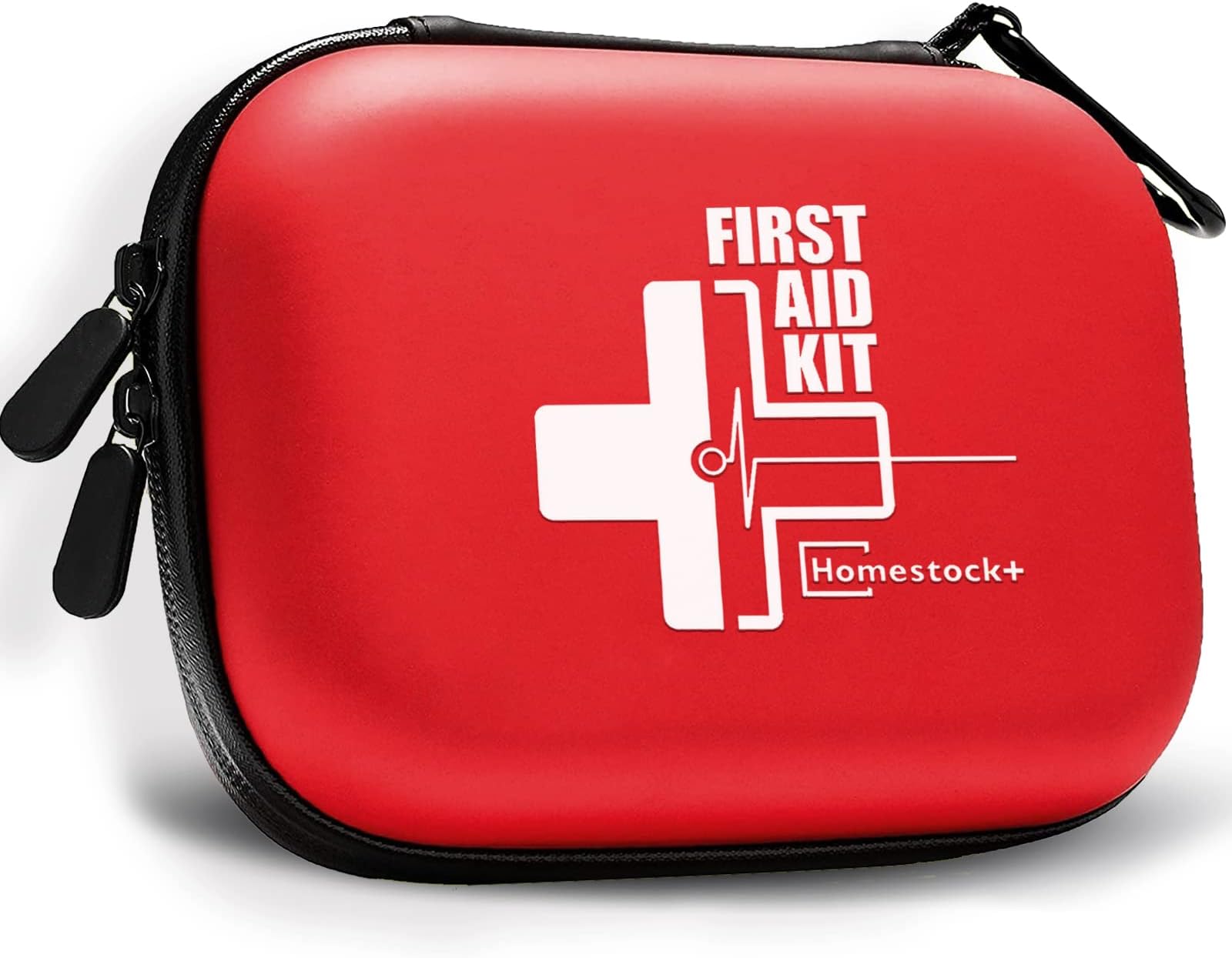 Homestockplus 【2024 New】 Portable Small First Aid Kit Compact Medical Kits with with Compartments EVA Case for Car, Home, Outdoors, Sports, Camping, Hiking and Office