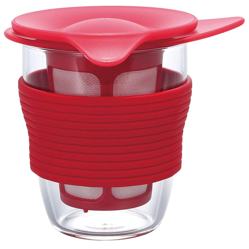 Hario HDT-M-R Handy Tea Maker, Medium, Red-picture-20
