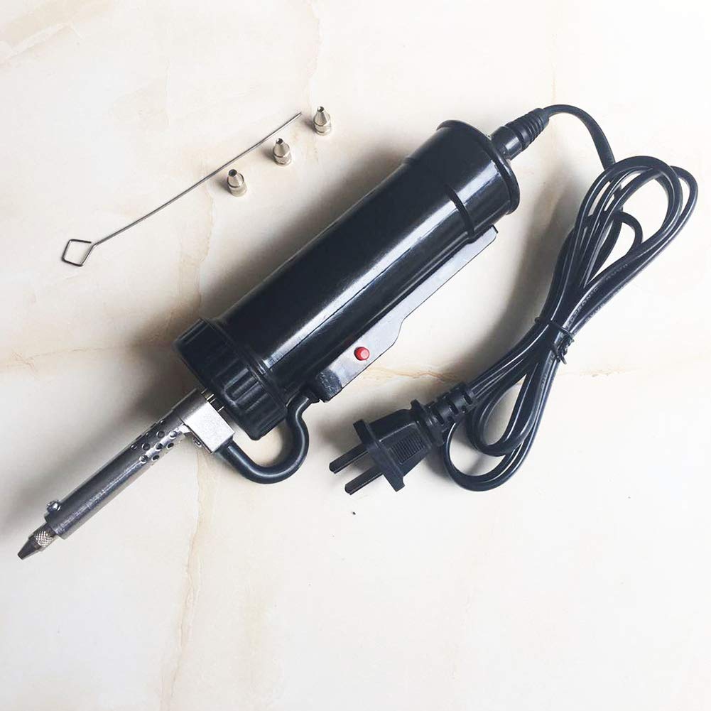 Herramienta de reparación portátil para bomba eléctrica desoldadora al vacío, 30 W, 120 V, hierro (tamaño: enchufe US)