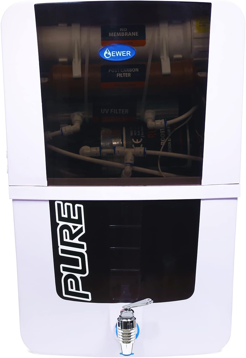 Multi Stage Water Purifier Economical Series RO+UV+TDS Controller 12 litre water storage tank Electrical Water Purification