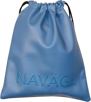 Navage Travel Bag for the Nose Cleaner, Sky Blue | Travel Ready Custom-Fit Vegan Leather Pouch Keeps Your Nose Cleaner Protected on the Go