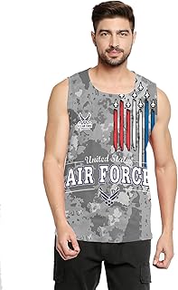 blacksmith U.S. Air Force Printed Sleeeveless Sando Tank top Gym & Street wear for Men-picture-22