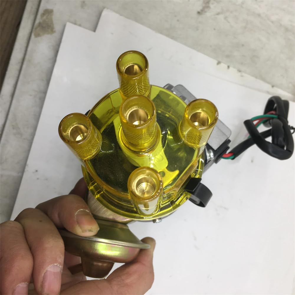 YL New complete distributor for Empi 9437 Electronic All-in-One Vacuum Advance Distributor For VW Aircooled Engine gold cap