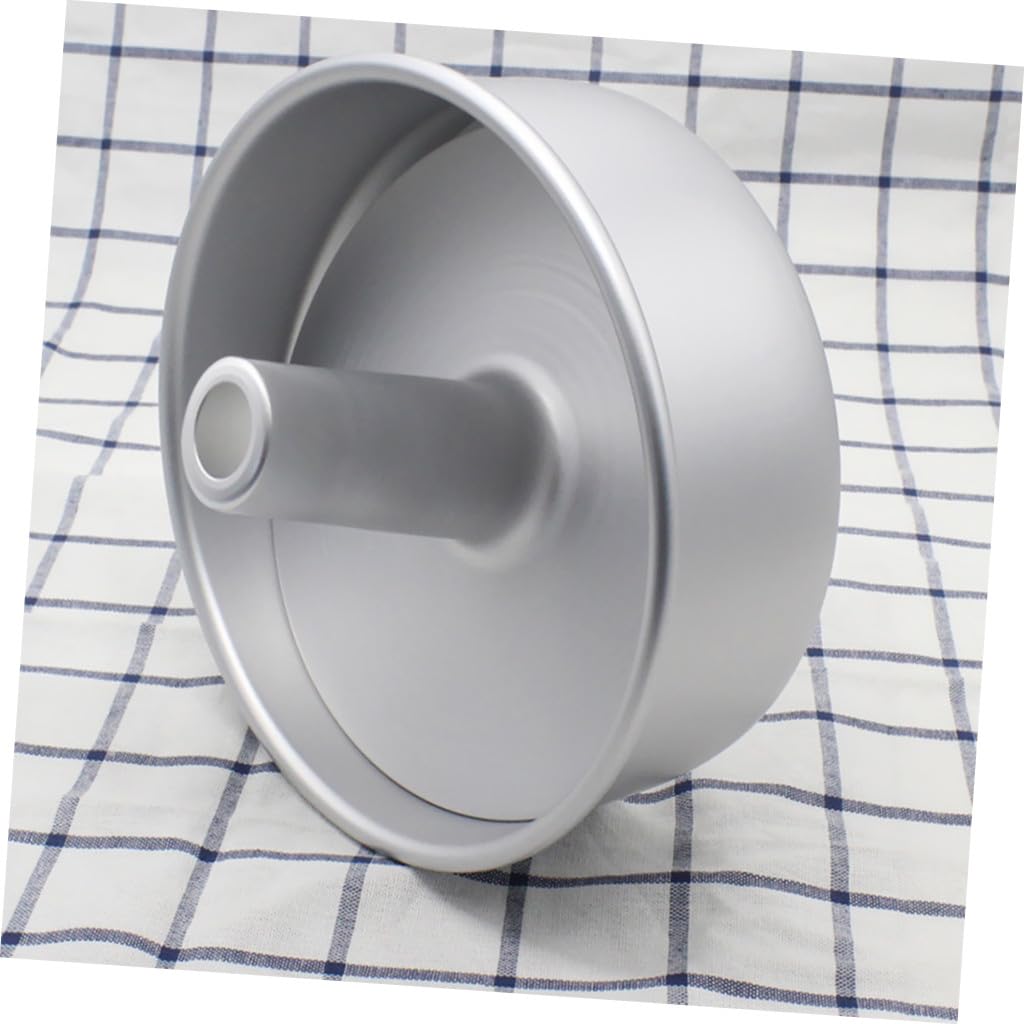 Molde para Pastel Redondo Hueco de Aleación de Aluminio, 3 Piezas, Fondo Desmontable, Adecuado para Repostería Casera y Horneado Uniforme