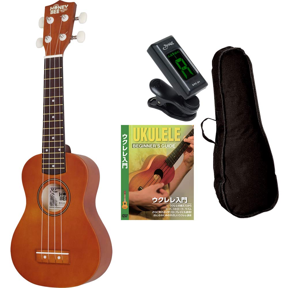 Amazon | HONEY BEE ハニービー ソプラノウクレレ HU-01/MH マホガニー