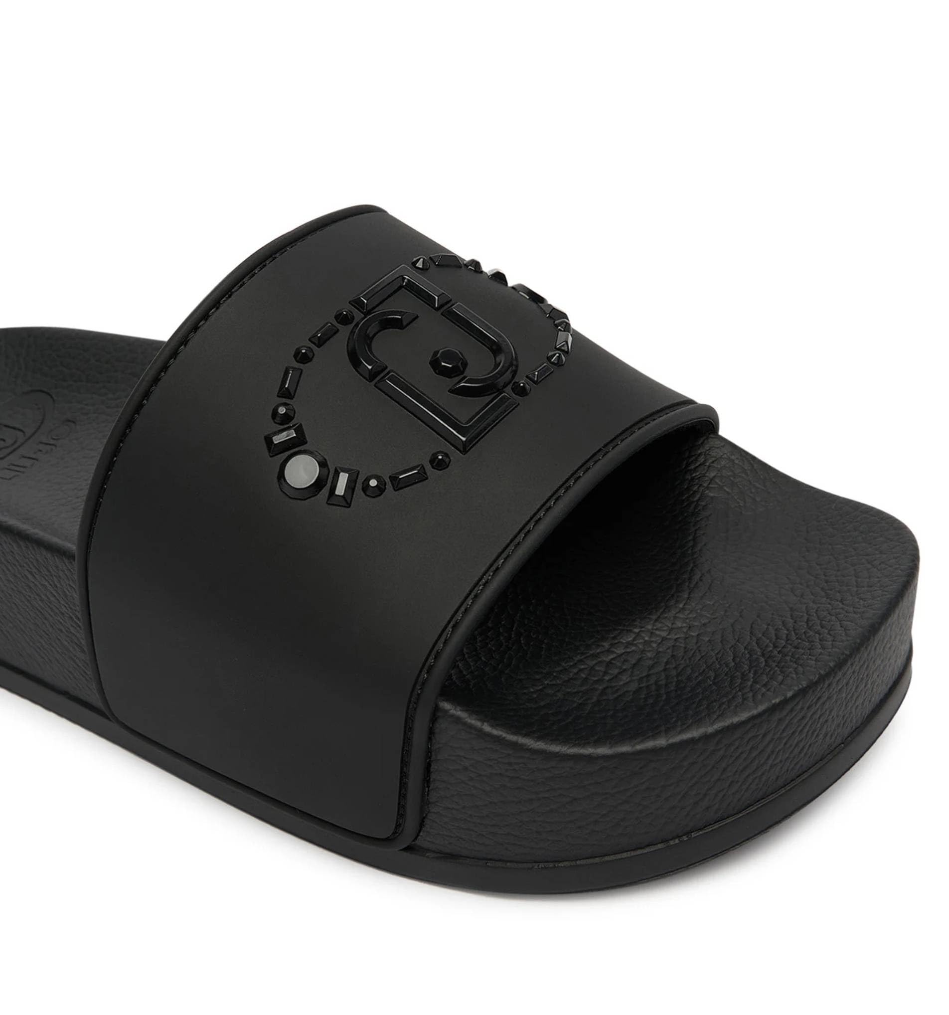 Liu Jo Plateau-Pantolette mit Logo