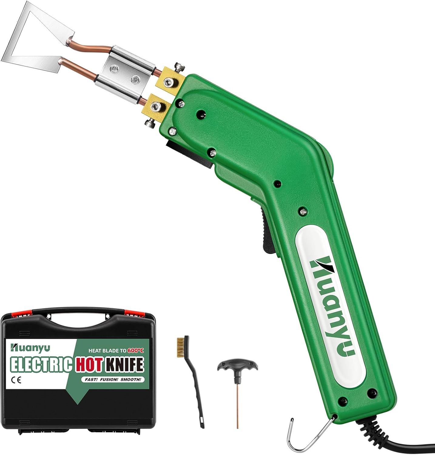 Huanyu Hot Knife Fabric Cutter Shovel Knife 100W Max 1112℉, Hot Cutter for PVC Rope Nylon Rope