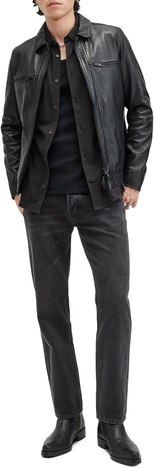 Allsaints Mens Lovell Long Sleeve Shirt - Image 3