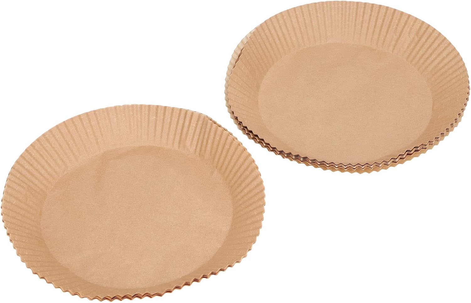 50pcs Paper Liner Nonstick Fryer Oil Paper Baking Fryer Paper Liner for Dessert Shop (Large wood color (50 photos))