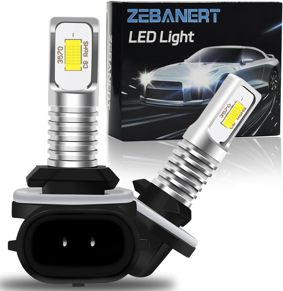 Fit For Polaris Ranger 700 500 570 Full Size Midsize Fog lamps Bulbs,400% Brighter 6000K White, 886 Fog lamps Bulbs Fit For Polaris ACE RZR Hawkeye Sportsman ATV UTV Bulbs (Pack of 2)