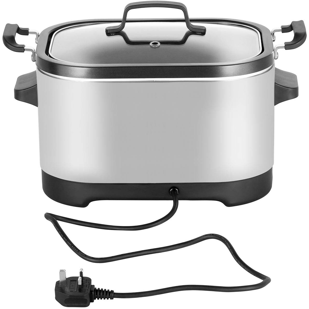 Crockpot Multi-Cooker | Programmierbarer Slow Cooker | Zum Sautieren, Braten und Dampfgaren | 5,6 l (6–7 Personen)| abnehmbare Schüssel [CSC024X]