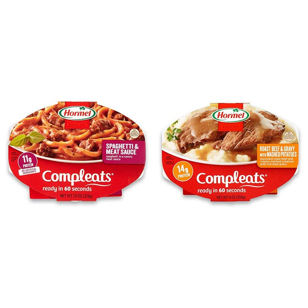 Hormel COMPLEATS Spaghetti & Meat Sauce, 7.5 Ounce (Pack