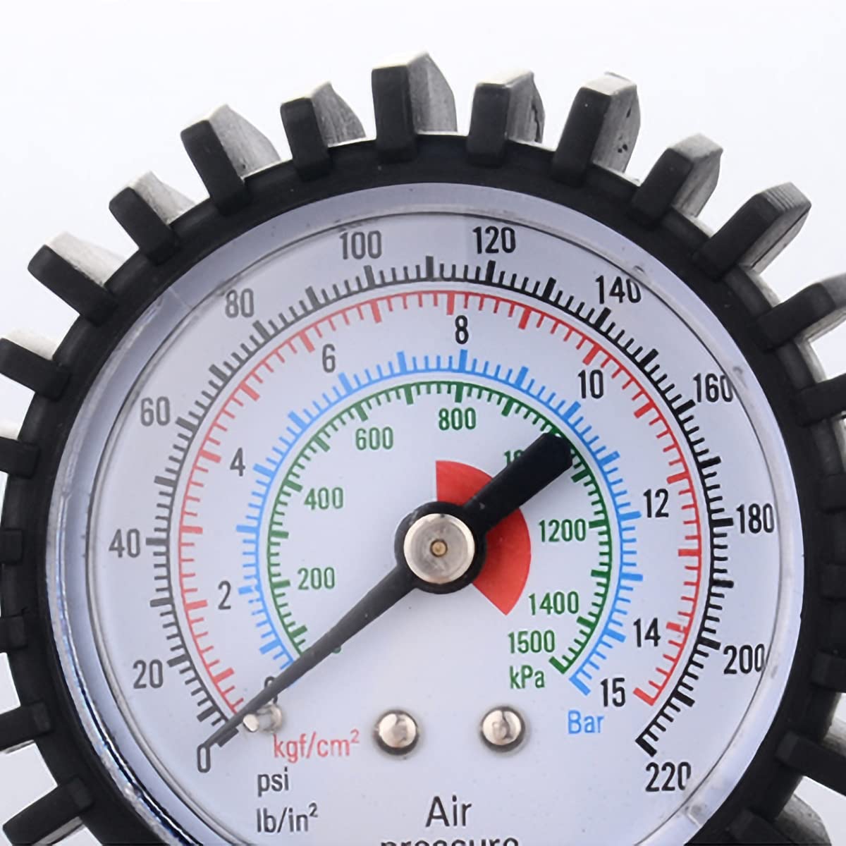 Miernik ciśnienia w oponach 0-220PSI Cyfrowy tester ciśnienia w oponach Przenośny uchwyt pneumatyczny Akcesoria do sprężarek