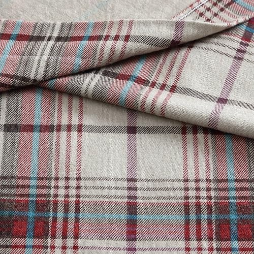 Image of Eddie Bauer - Flannel Sheets Full Size, Anti-Pilling & Wrinkle Resistant Cotton, Touchably Soft for All-Season Comfort - Bed Sheets with Matching Pillowcases & Fitted Sheet (Montlake Plaid Red)