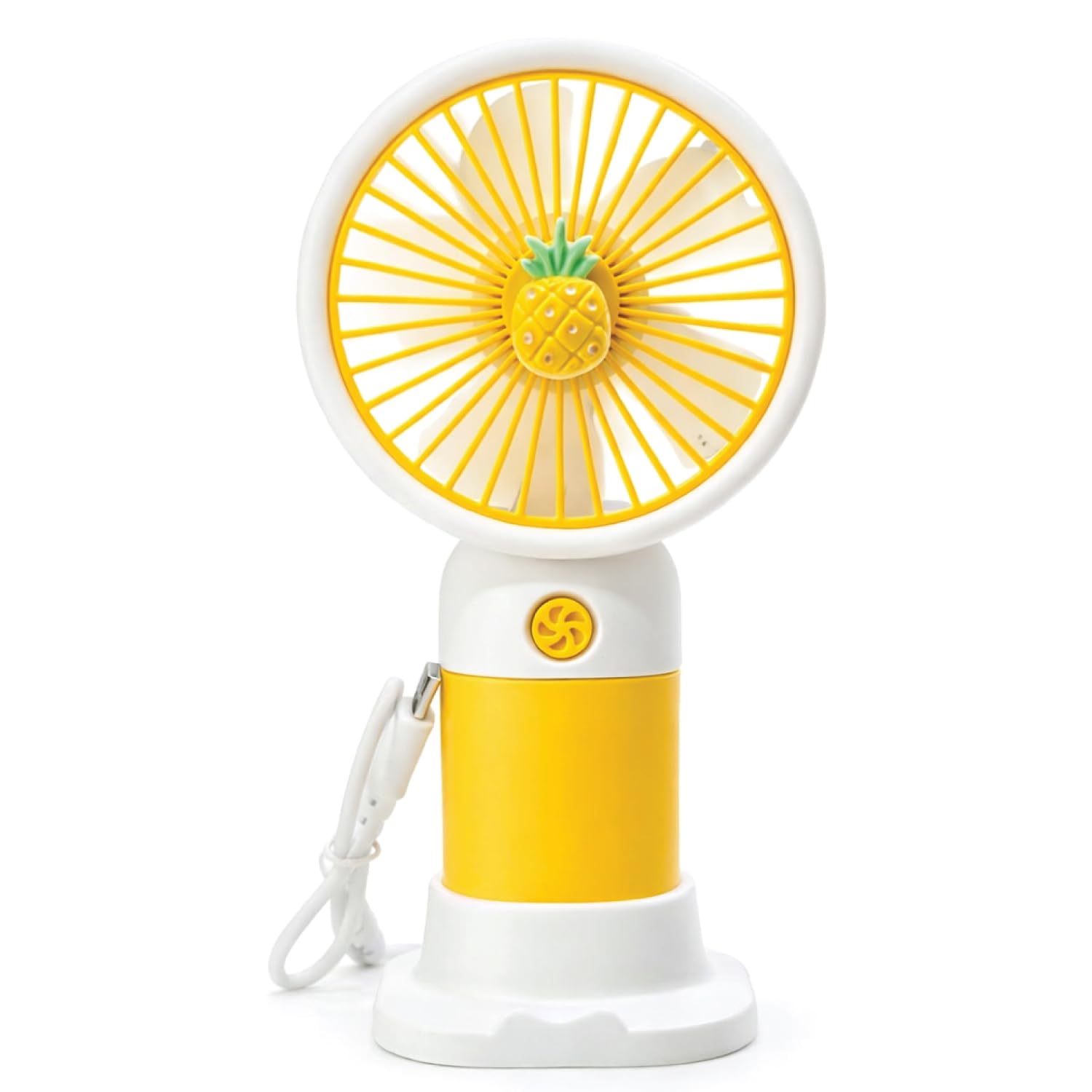Mini Portable Fan, Powerful Hand Fan Design 3 Speed Personal Small Desk Fan, Lightweight Rechargeable Usb Handheld Fan For...