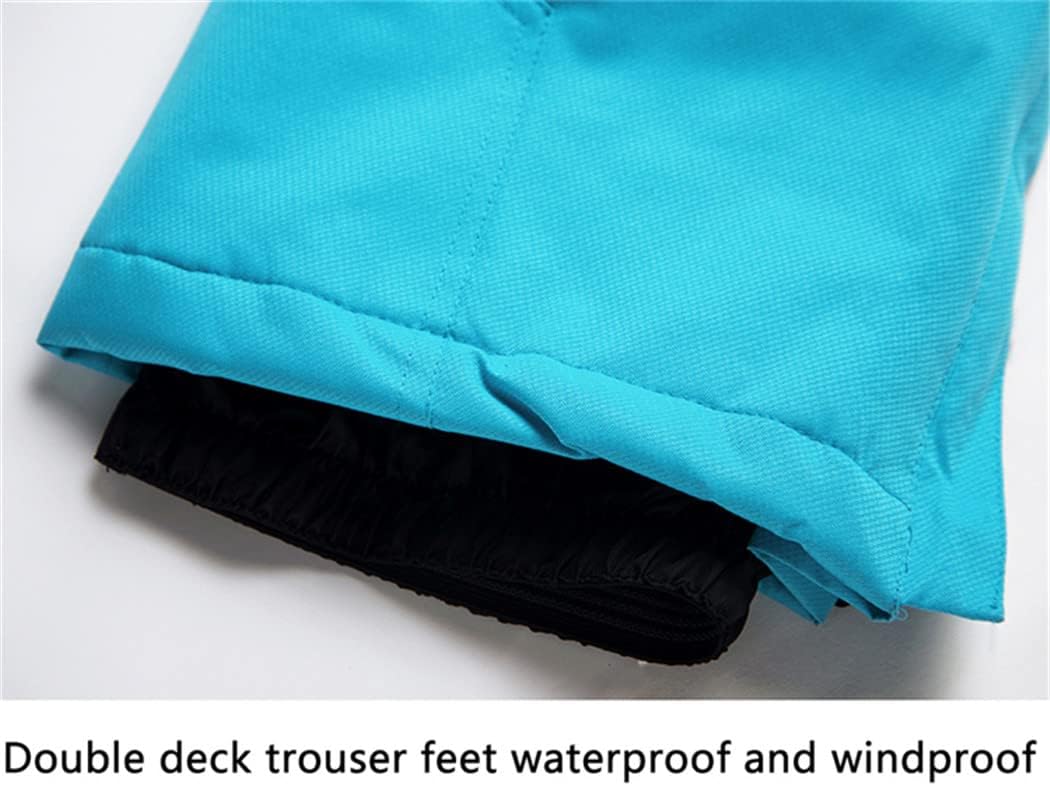 Haitpant Ski Jackets Strap Pants Pure White Women's Snow Wear Snowboard Suit Sets Waterproof Windproof Winter Costume