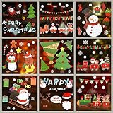 ❄️REGALO PERFECTO PARA NAVIDAD❄️ Las pegatinas navideñas son un regalo perfecto para sus amigos o familiares a los que les gusta decorar su hogar en Navidad. Podría convertirse en un gran éxito en las fiestas. El aspecto encantador con colores brillantes lo hace atractivo y agradable.