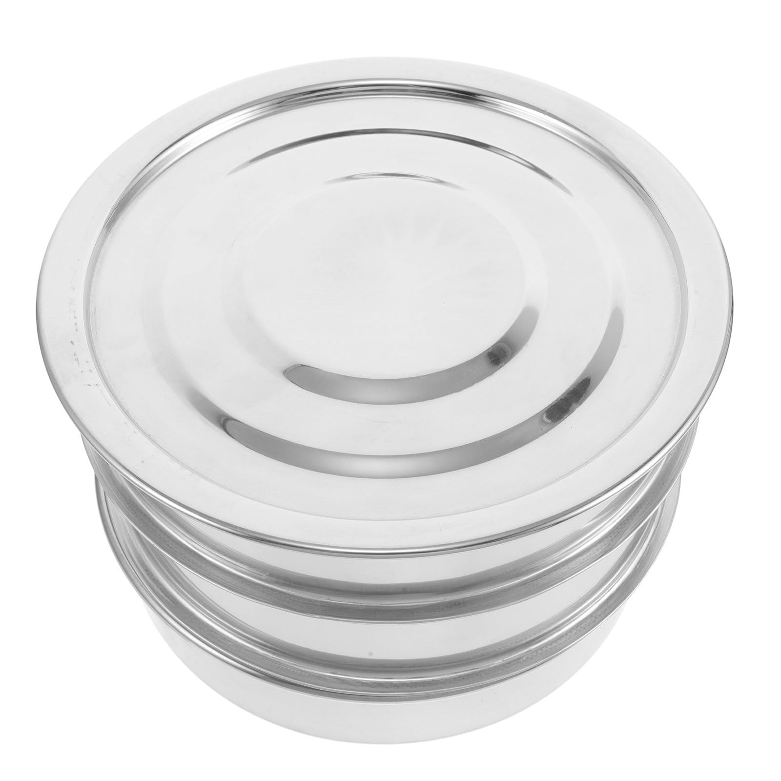 POPETPOP Edelstahl Anzuchtschalen mit Deckel Stapelbares Keimset für Luzerne und Brokkoli Kompakt und Einfach zu Kultivieren für Zuhause und Restaurants
