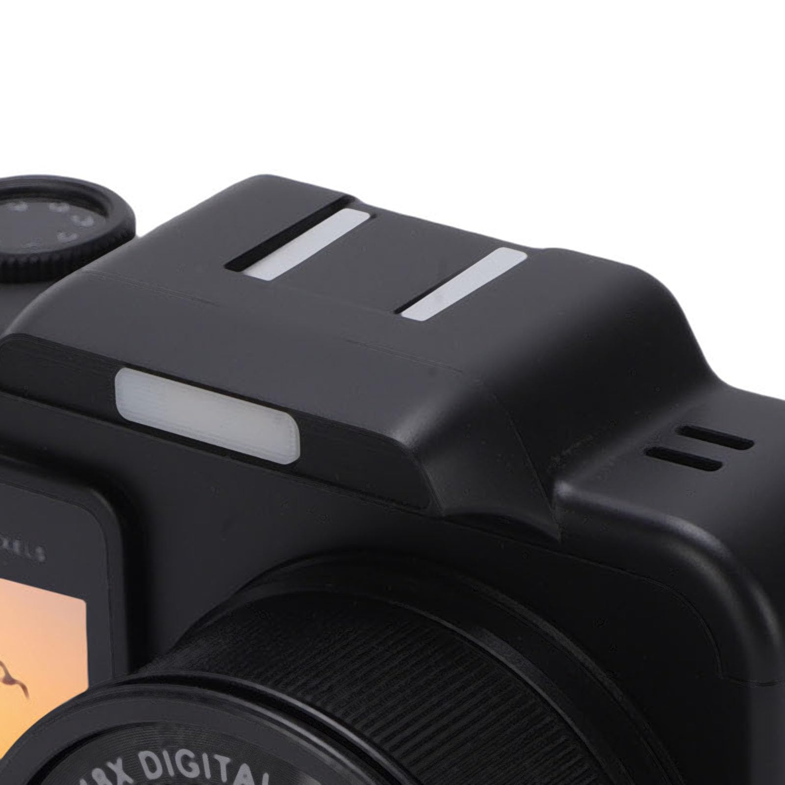 Fotocamera Digitale per Fotografia 5K 80MP HD Zoom 18X Messa a Fuoco Automatica Fotocamera Selfie a Doppio Schermo con Flash per Adolescenti Studenti in Viaggio