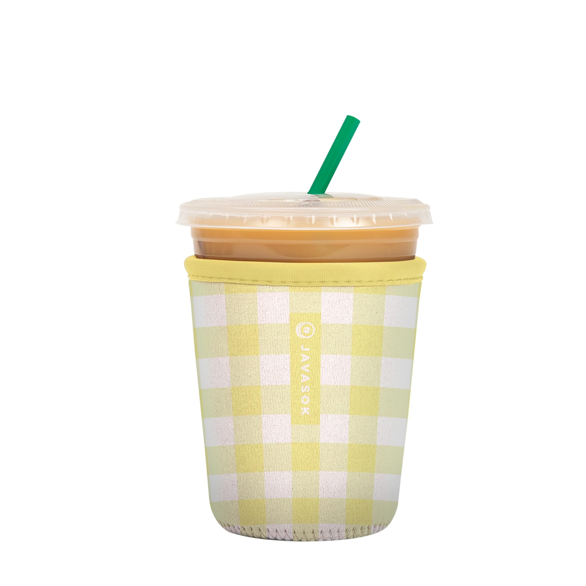 Sok It JavaSok Iced Coffee & Cold Soda Insulated Neoprene Cup Sleeve (Smooth Like Butter, Small: 16-20oz)