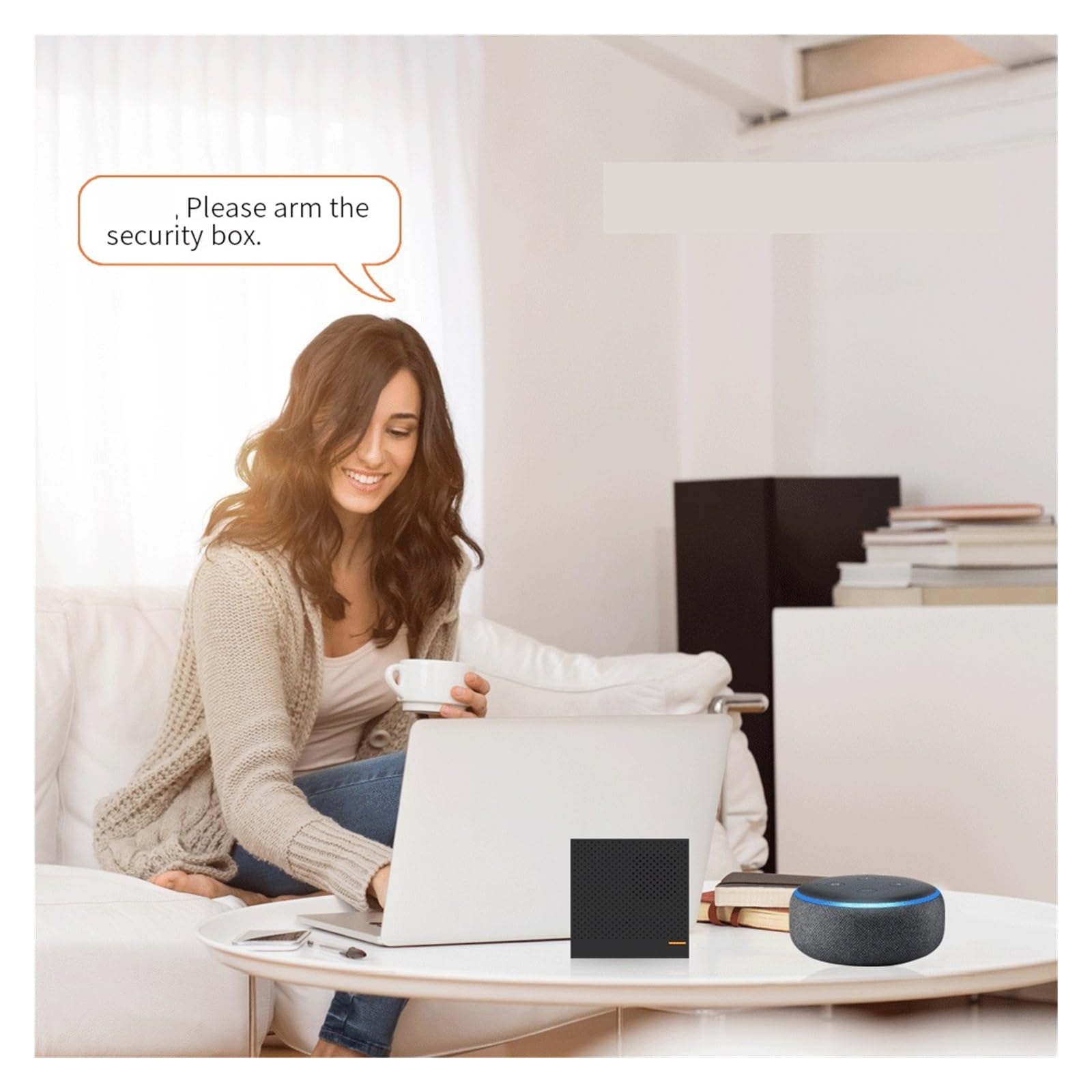 Di Allarme Di Sicurezza Domestica WiFi Wireless Smart Burglar Host Supporto Assistant E Controllo App