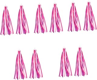 BESPORTBLE 5 Pares De Fita De Serpentina De Bicicleta Para Enfeites Acessórios Para Bicicletas Infantis Manoplas De Guidão Suprimentos Para Bicicletas Borla Infantil Flâmulas De