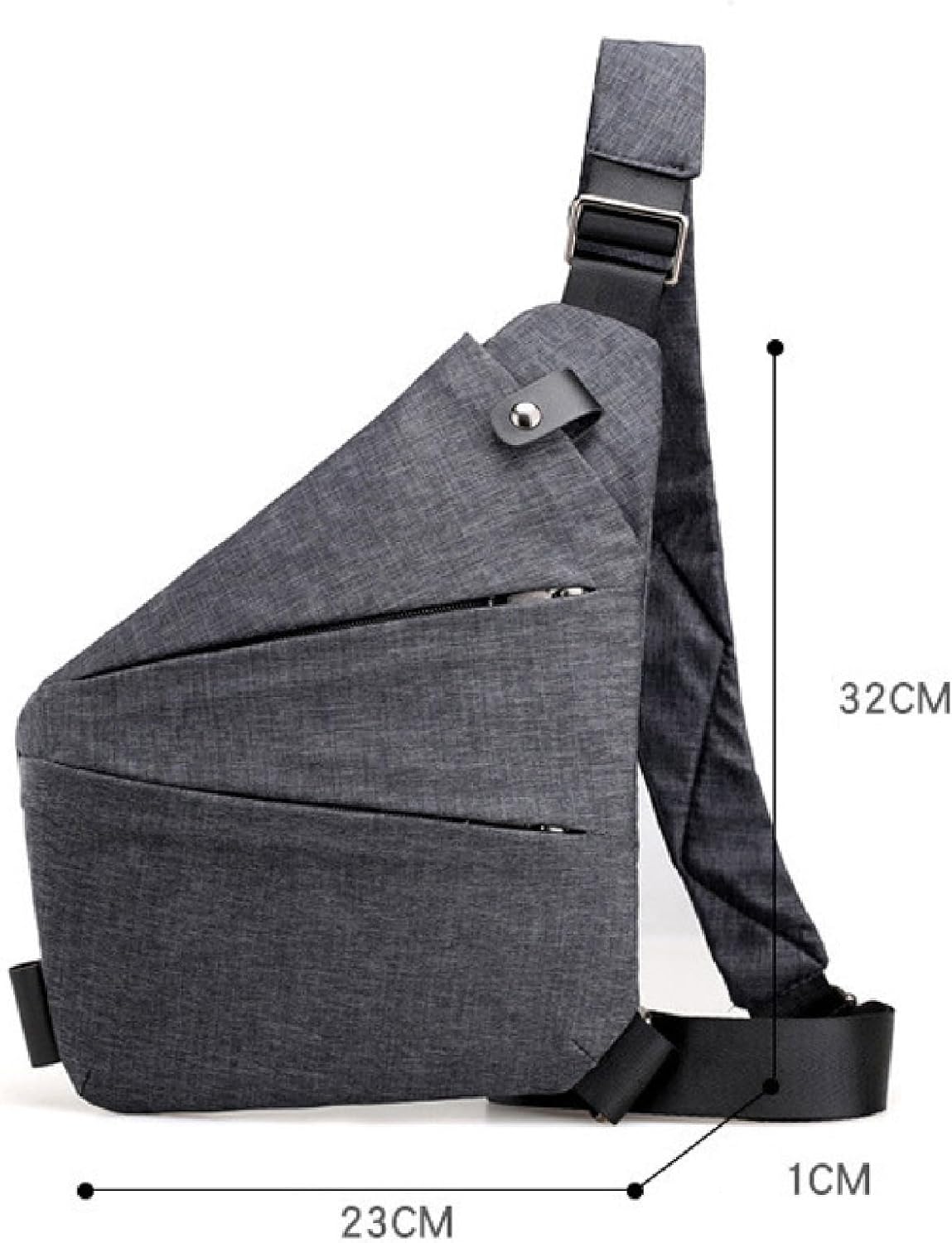 APLUSH Anti Theft Crossbody Travel Bags Slim Sling Bag with Adjustable Strap Multi-Pocket Shoulder Bag