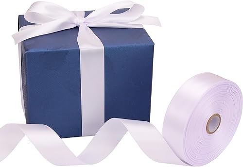 Miniatura 195 de Cinta de oro rosa de 1-1/2 pulgadas, para envolver regalos, 50 yardas, corona de fiesta de boda, costura, accesorios para el cabello, decoración