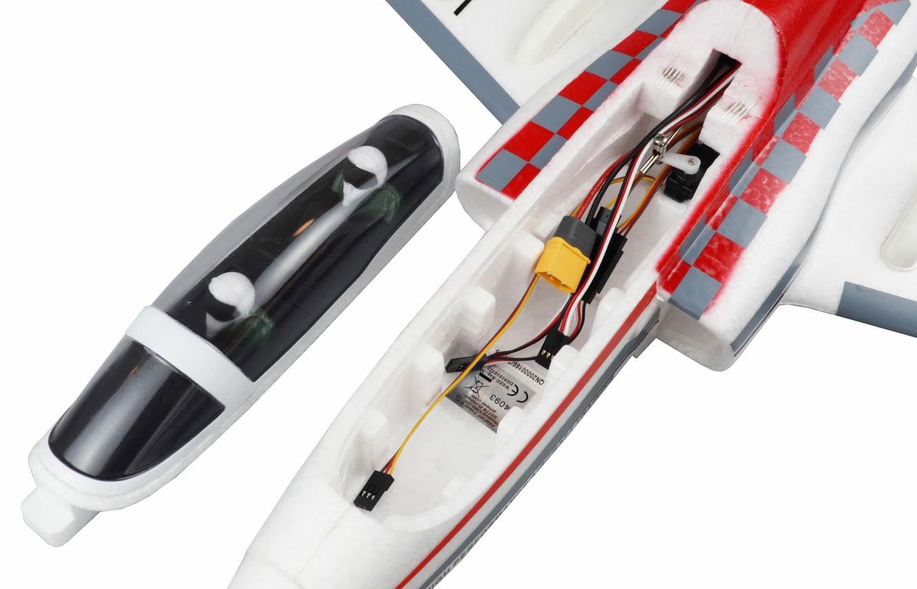AMXFlight Viper Hpat Jet EPO PNP, Rot-weiß