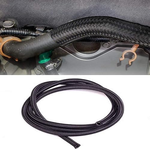 Miniatura 11 de Manguera trenzada de nailon y acero inoxidable de 6AN de 10 pies, manguera de línea de combustible, manguera de gas y aceite, 10 pies