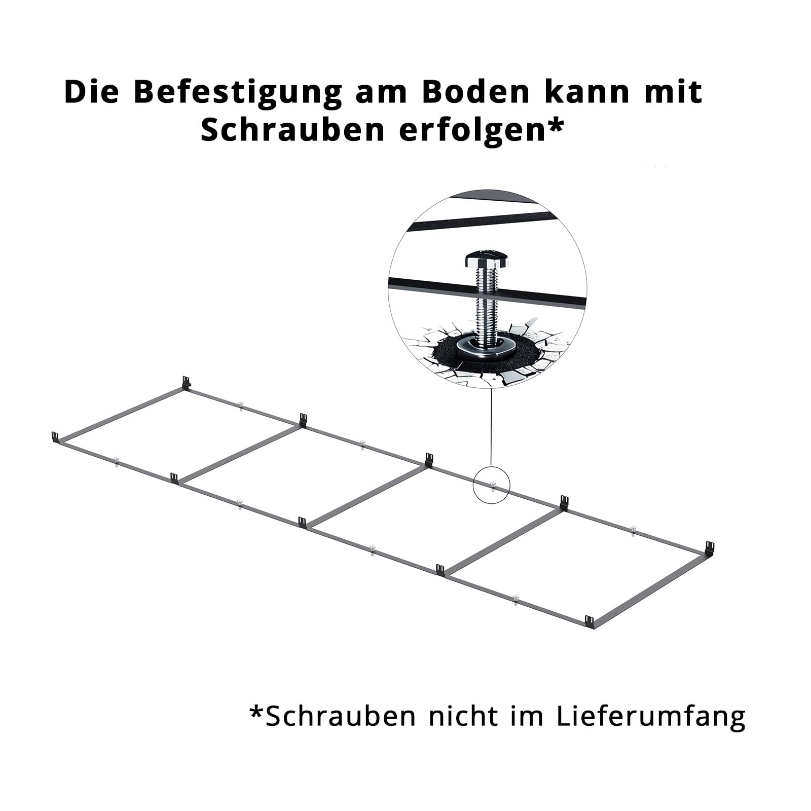Mülltonnenbox für 4 Tonnen, Mülltonnenverkleidung mit Klappdeckel, Anthrazit