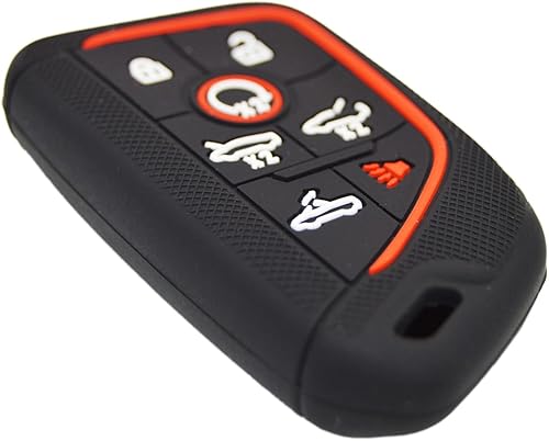 Funda protectora de goma de silicona para llavero inteligente con control remoto para 7 botones, Chevrolet Corvette C8 2020 2021 2022 2023