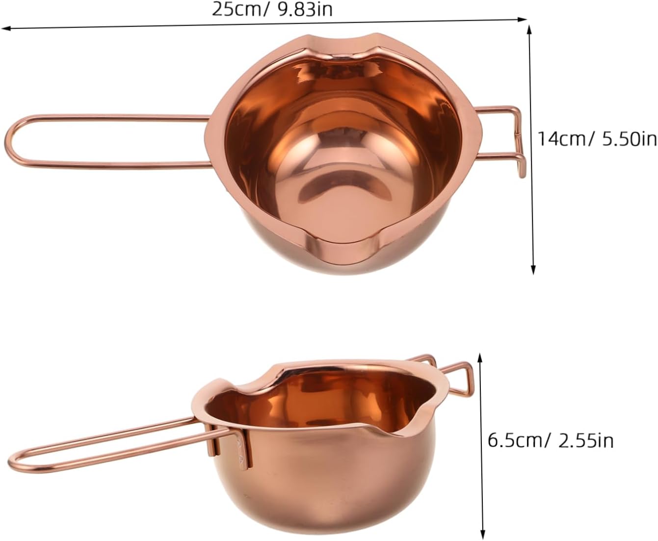 Stainless Steel Chocolate Melting Pot 400ml, Heat Resistant