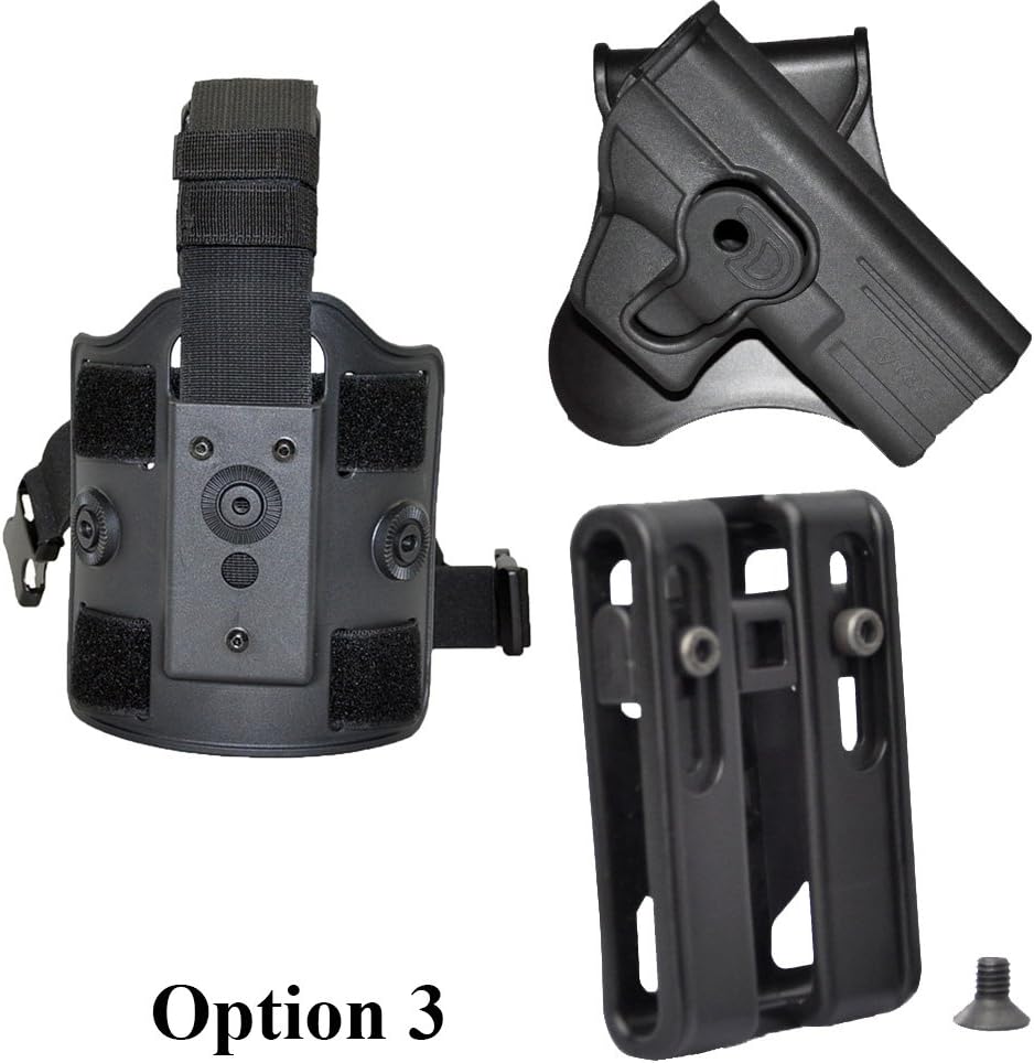 Tactical Scorpion Gear: Fits Springfield XDS Modular Level II Retention Paddle Holster