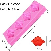 Vista 7 de 12 Cavities Chocolate Candy Molds -Silicone Easter Egg Fondant Mold for Cake Decorate Easter Day Party Supplies Set of 3