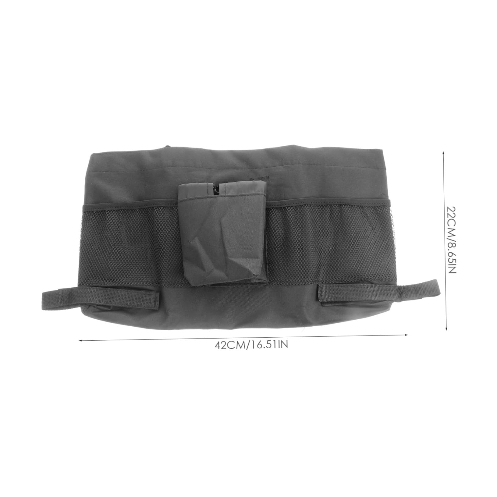 Bolsa Colgante para Andador Negra de Tela Oxford Ligera | Gran Capacidad, y Fácil de Llevar, Uso en Compras y Actividades al Aire Libre