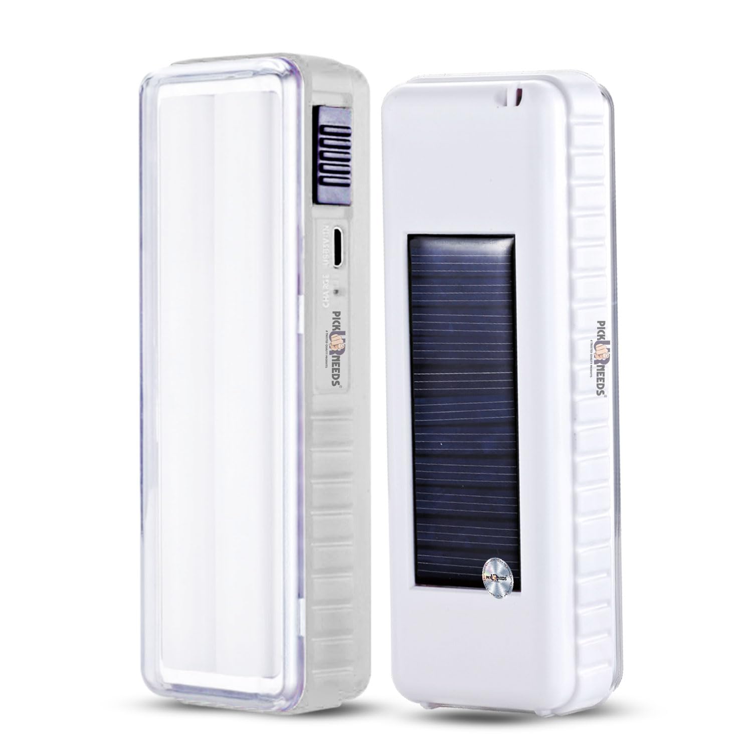 Pick Ur Needs Solar Rechargeable Mini Home Emergency LED Floor Lantern Lamp Light (2 Tube) with Lithium Battery (White) (B0CCF6D63P) Amazon Price History, Amazon Price Tracker