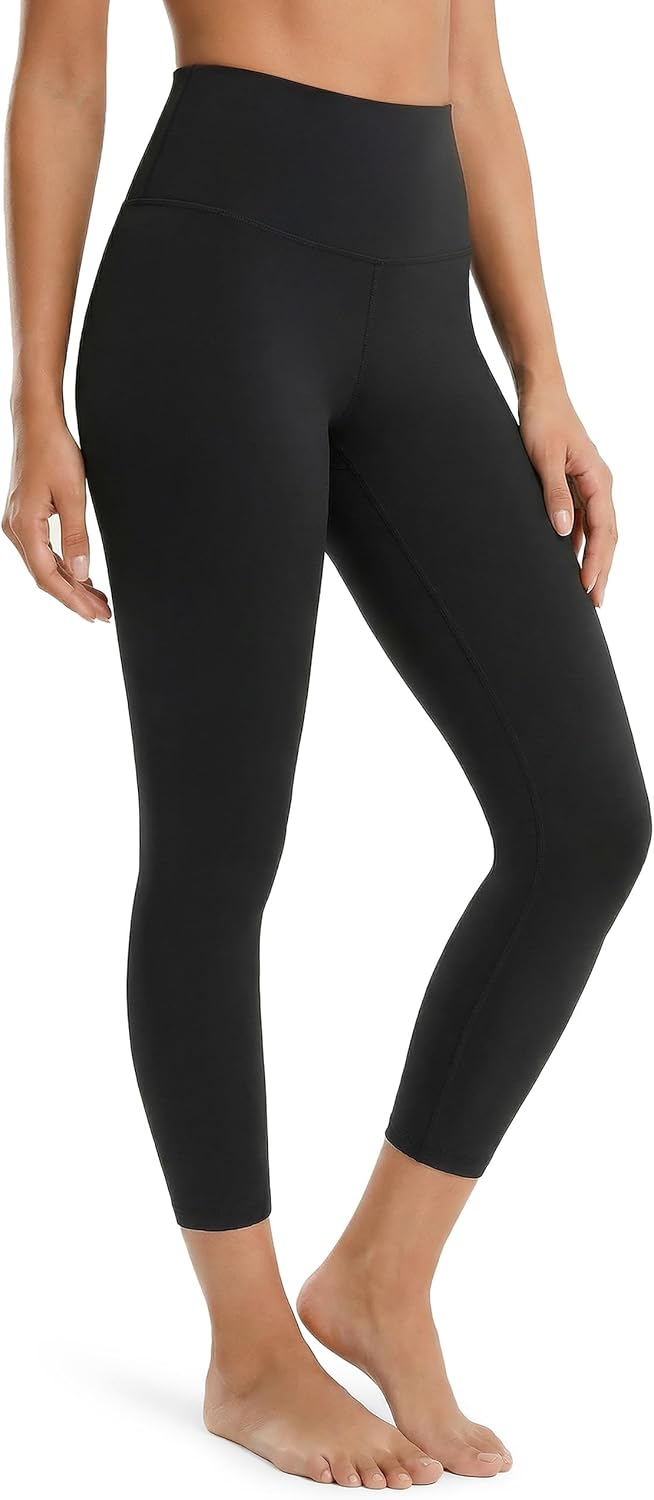 Colorfulkoala Dreamlux High Waisted Leggings for Women with 21" Inseam Tummy Control, Buttery Soft Capri Yoga Pants
