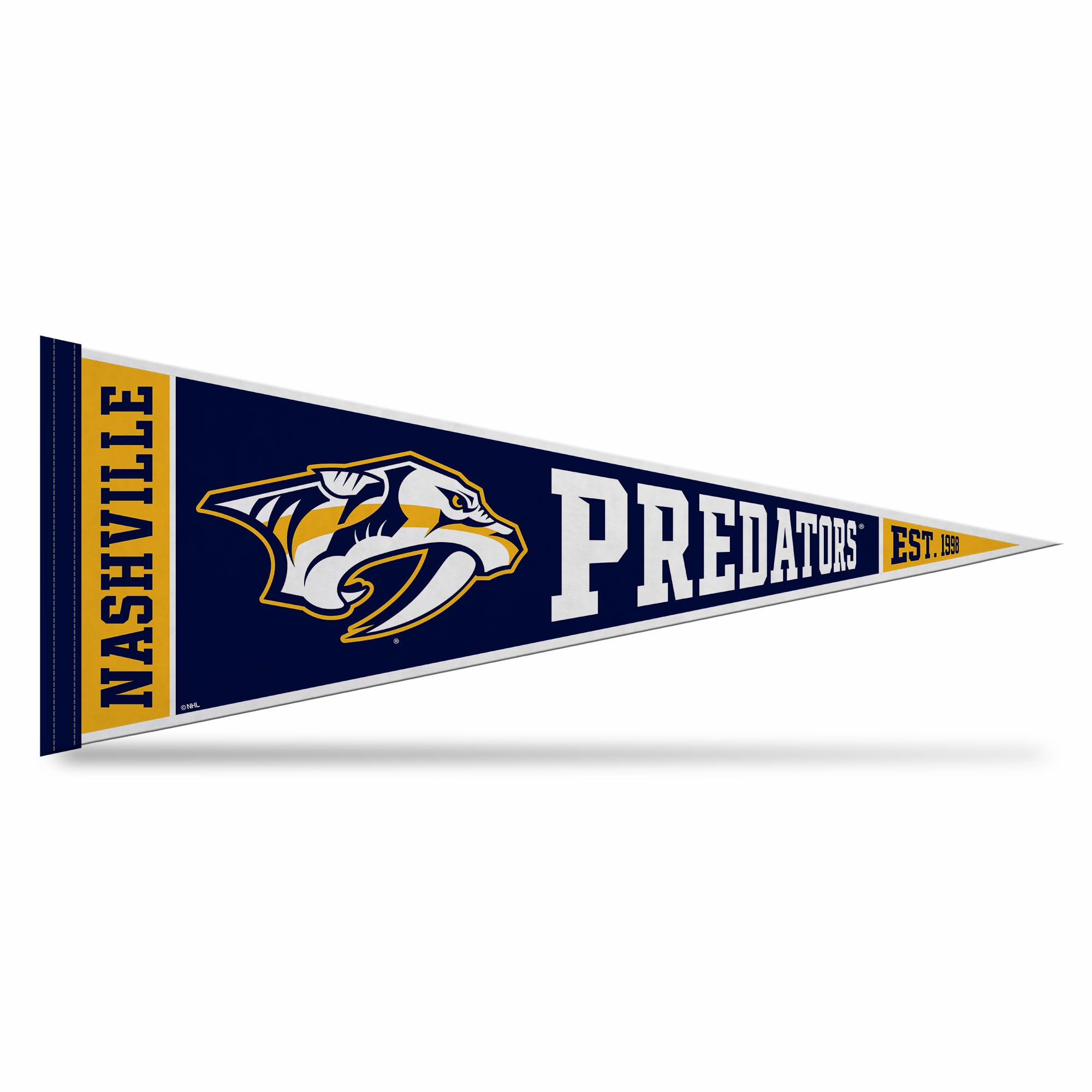 Rico Industries NHL Hockey 12" x 30" Felt Wall Décor Pennant - Great for Home/Bed Room/Man Cave Décor